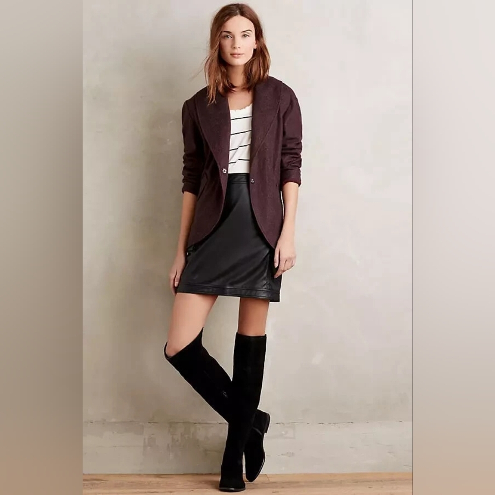 Lilka Anthropologie Nubby Fleece Cocoon Jacket In S